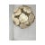 Gold Gold-Leaf and White Leaves Sphere Suspension Pendant by Simoeng For Sale - Image 8 of 9