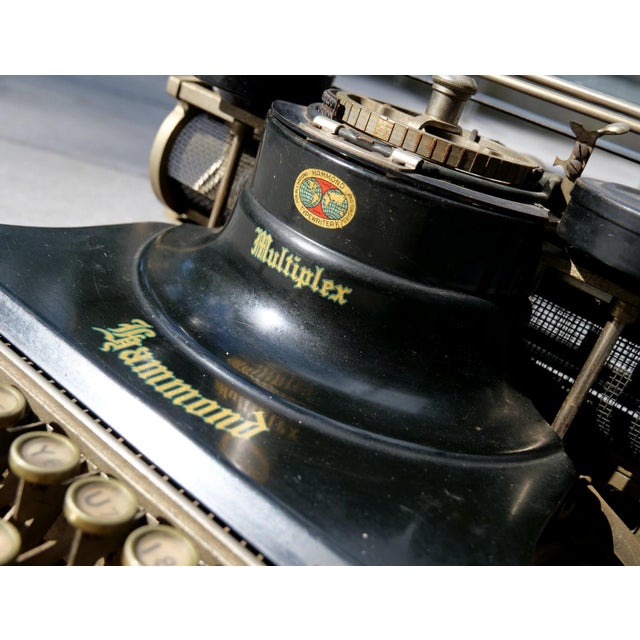 Bauhaus Antique Typewriter from Hammond Multiplex, USA, 1915 For Sale - Image 3 of 16