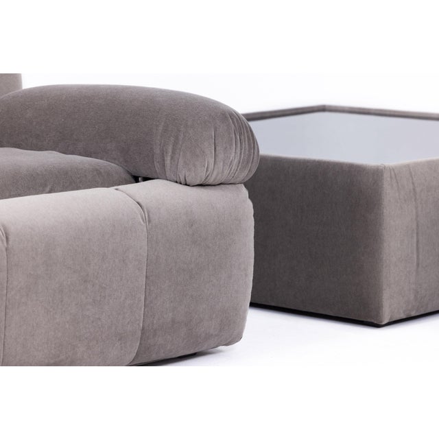Italian Modular Sofas, Lounge Chairs, and Coffee Table, 1970s, Set of 5 For Sale - Image 9 of 9