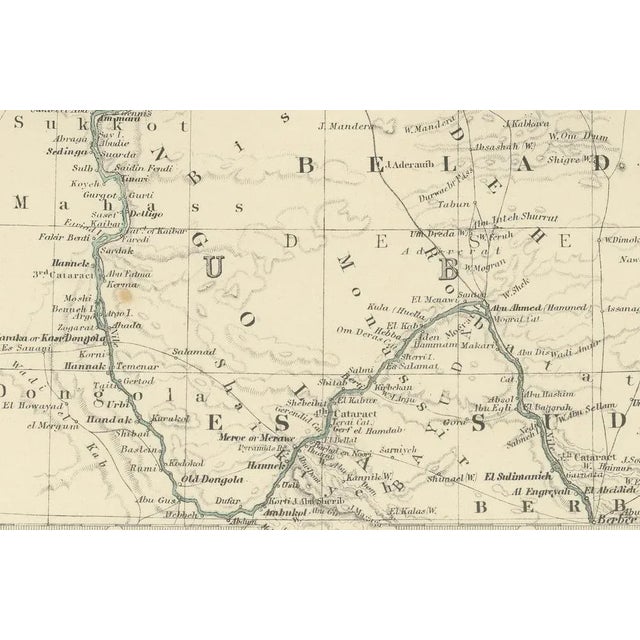 Map of Egypt and Lower Nubia, 1903 For Sale - Image 4 of 10