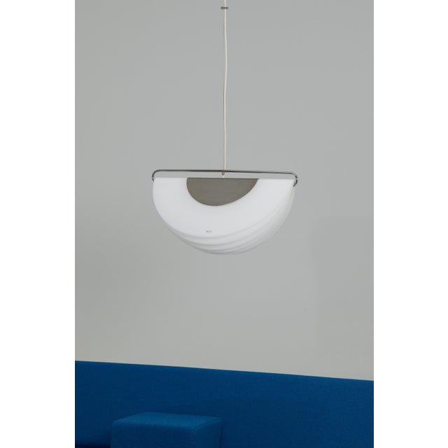 Metal Spicchio Pendant Lamp by Ermanno Lampa and Sergio Brazzoli for Guzzini, 1970s For Sale - Image 7 of 18