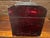 1960s Vintage Chinese Cultural Revolution Relief Lacquer Trunk Box Raised Pomegranate For Sale - Image 5 of 12