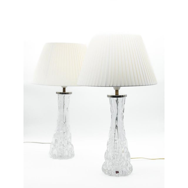 Swedish Rd-1477 Table Lamp by Carl Fagerlund for Orrefors. 1960s, Set of 2 For Sale - Image 9 of 9