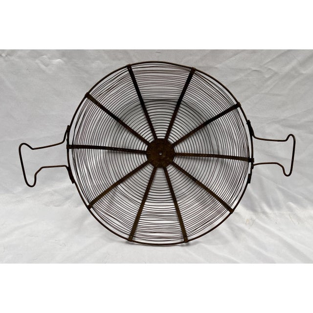 Vintage Metal Gathering Basket For Sale In Dallas - Image 6 of 11