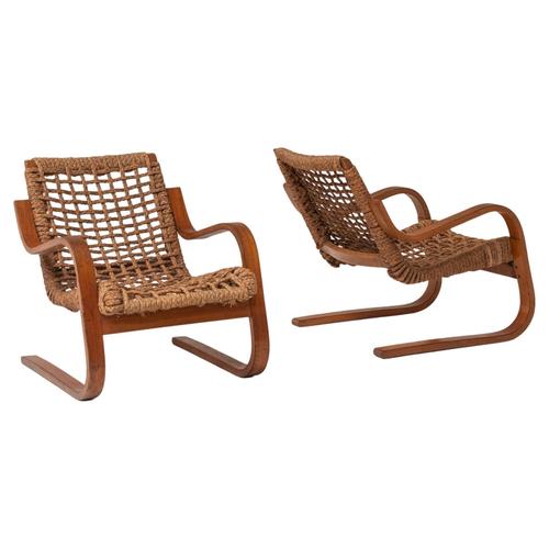 Lounge Chairs by Alvar Aalto for Stylclair, France, 1930s, Set of 2 For Sale - Image 18 of 18