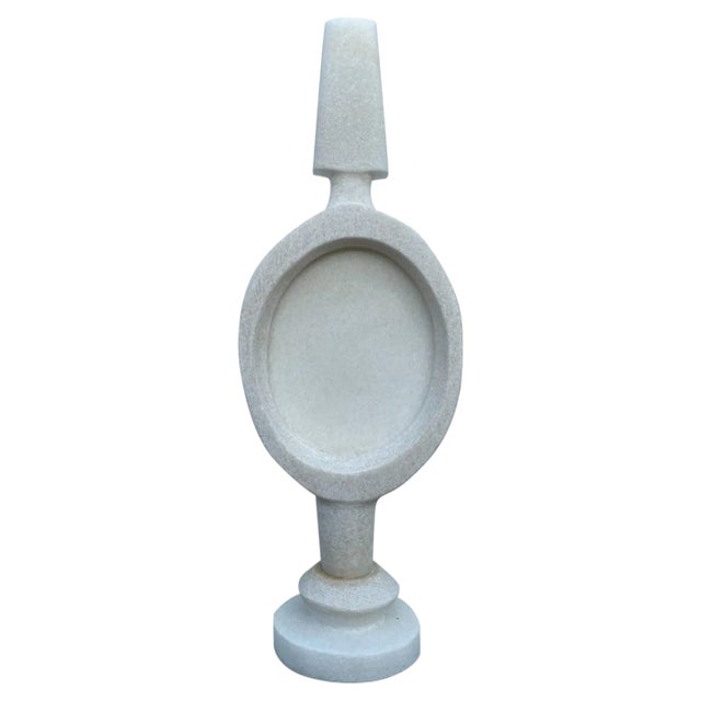 Vanitas Hand Carved Marble Sculpture by Tom Von Kaenel For Sale