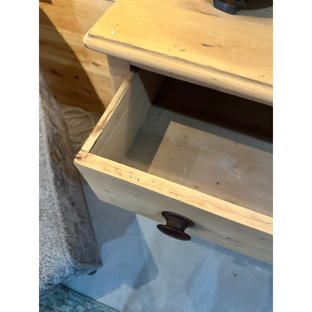 Beige Antique Scrub Pine Chest For Sale - Image 8 of 9