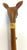 German Black Forest Style Carved Deer Head Baton with Brass Mounts, Circa 1930s For Sale - Image 11 of 14