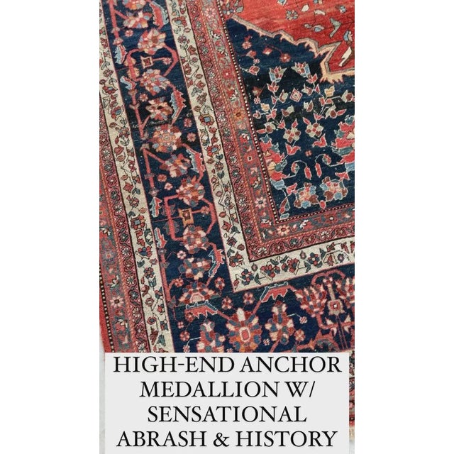 * All of our antique & vintage rugs are professionally cleaned prior to being listed.* HANDS DOWN one of our best 9x12...