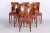 Vintage French Art Deco Chairs in Walnut, 1920s, Set of 6 For Sale - Image 11 of 12