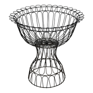 Vintage Victorian Wrought Iron Garden Urn Floor Planter