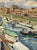 Gerta Springer, Holiday Boats in the Harbor, 1935, Oil on Canvas, Framed For Sale - Image 6 of 17