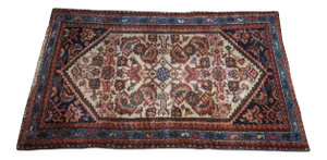 Vintage Hand Woven Bidjar Floral Wool Rug