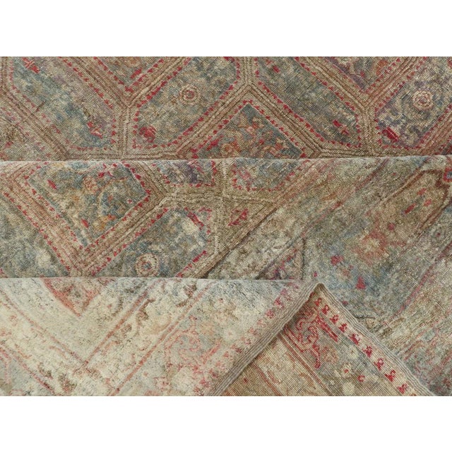 Galerie Shabab Collection Early 20th Century Handmade Turkish Herekeh Accent Rug For Sale - Image 10 of 11