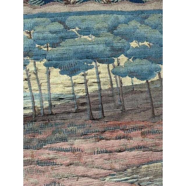 Vintage Handwoven Aubusson Tapestry, 1920s For Sale - Image 18 of 18