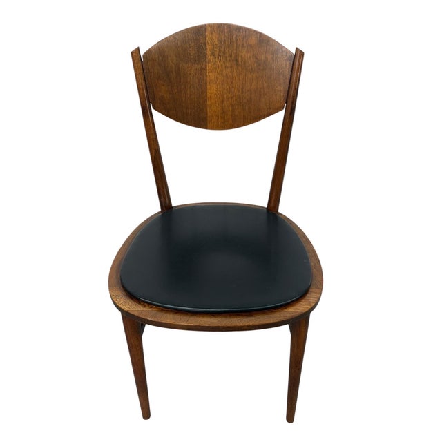 Wood Mid-Century Modern Lane Delineator Paul McCobb Walnut Dining Chairs - Set of 4 For Sale - Image 7 of 9