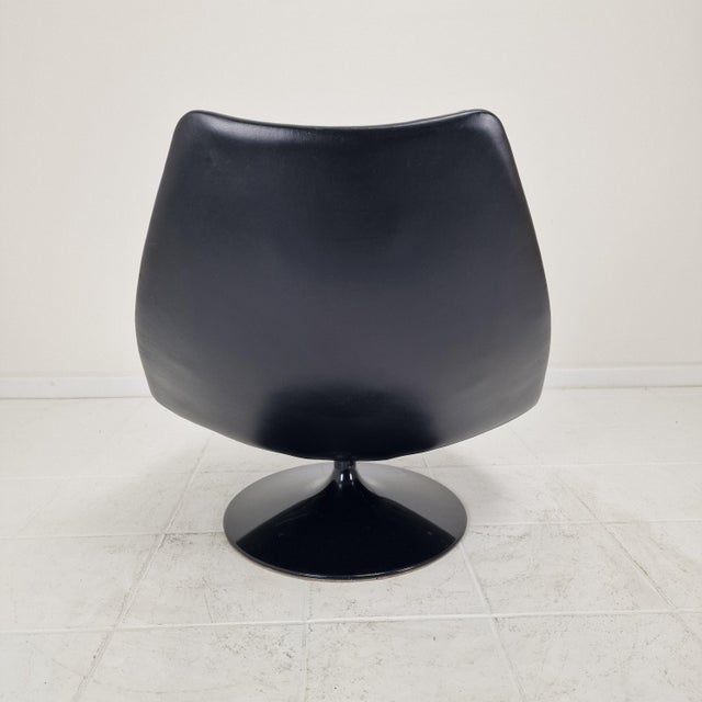 Artifort F511 Lounge Chair in Leather from Geoffrey Harcourt, 1970s For Sale - Image 6 of 14