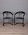 Vintage Metal and Leather Canasta Chairs by Arben, Italy, 1970s, Set of 2 For Sale - Image 12 of 12