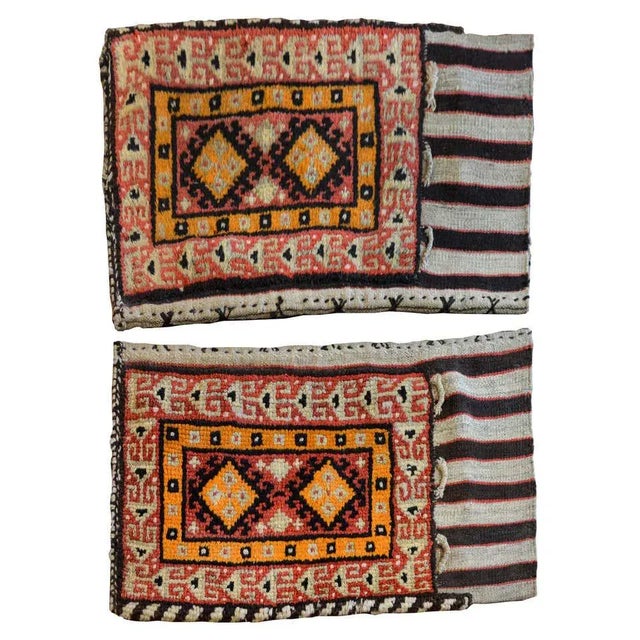 Early 20th Century Gabbeh Grain Bag Rugs - A Pair For Sale - Image 9 of 9