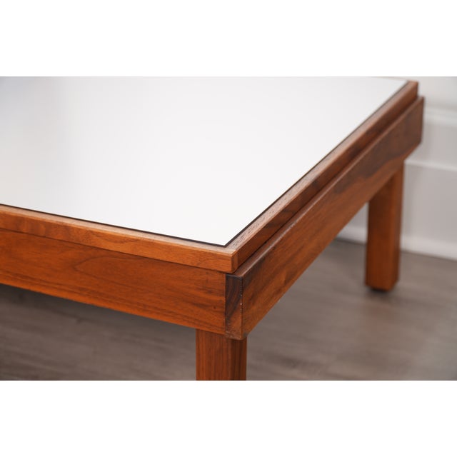 White Mid 20th Century Modular Sofa Bench Attributed to Martin Borenstein for Brown Saltman For Sale - Image 8 of 8