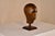 French Country 18th Century French Millinery Head on Stand For Sale - Image 3 of 8
