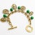 Guy Laroche Tribal Inspired Link Bracelet with Ceramic Charms For Sale In Atlanta - Image 6 of 11