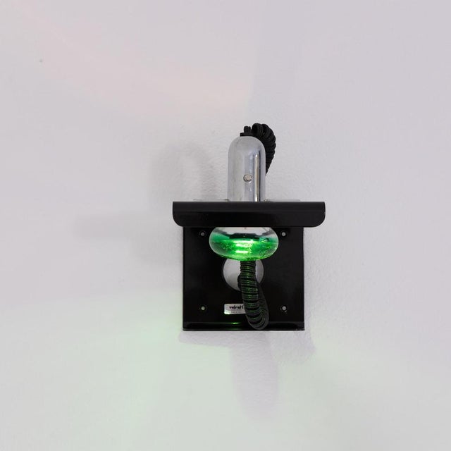Black Team Wall Lamp by Ezio Didone for Valenti, 1970s For Sale - Image 4 of 18