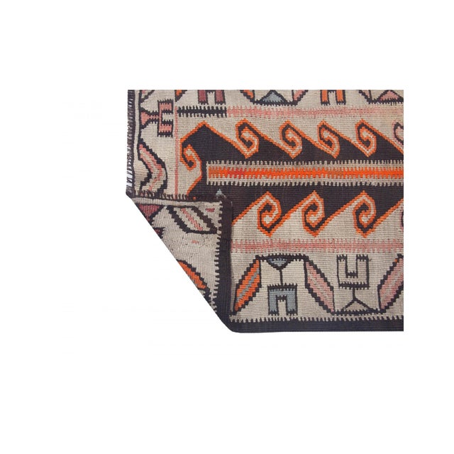 Narrow Vintage Turkish Kilim Runner - 2`0" X 11`10" For Sale In Los Angeles - Image 6 of 6