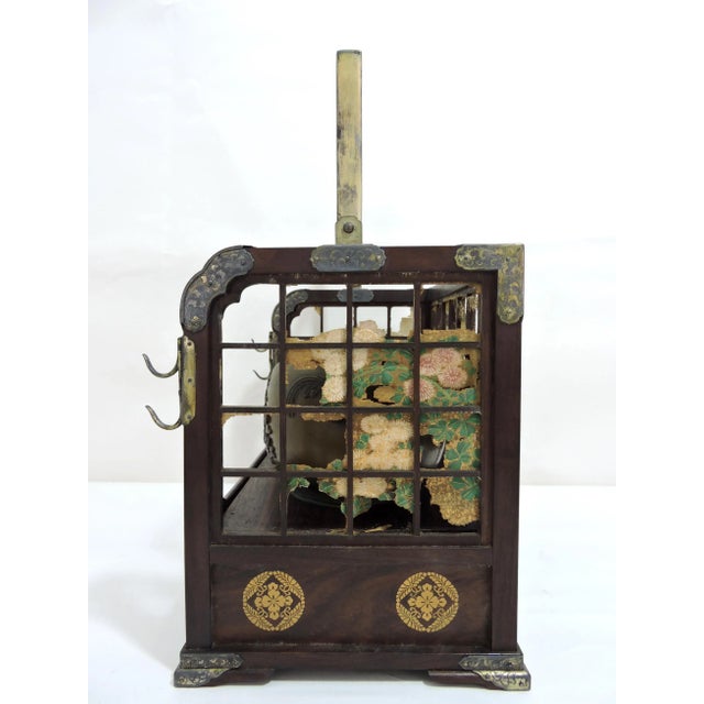 Nishi Hongan-Ji Temple Kyoto - Antique Japanese Tobacco-Bon Smoking Set With Solid Silver Embelishments (Meiji Period) For Sale - Image 4 of 12