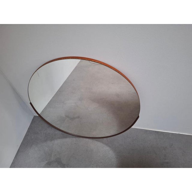 Vintage Czechoslovakian Round Wall Mirror, 1970s For Sale - Image 4 of 15