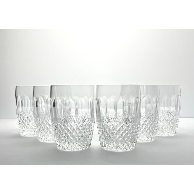 Waterford “Colleen” 6 Crystal Tumbler or Highball Glasses 4 1/2” 12oz Signed Excellent condition. No chips, cracks, or...