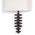 Traditional Regina Andrew Fishbone Sconce in Ebony For Sale - Image 3 of 6