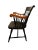 English Mid 20th Century Vintage Nichols & Stone Brown University Collegiate Windsor Chair With Gold Accents For Sale - Image 3 of 10