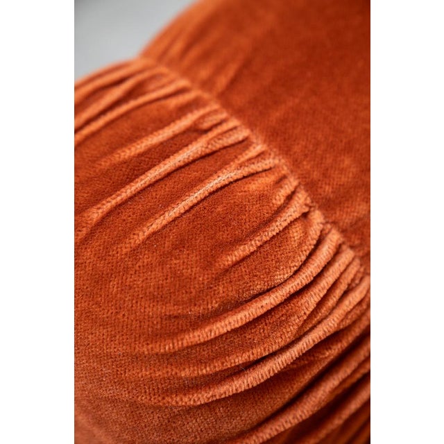 Set of Orange Cinille Sofas, 1970s For Sale - Image 13 of 18