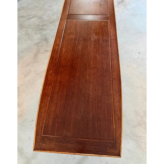 Lane Copenhagen Line 72" Walnut Ash Surfboard Coffee Cocktail Table For Sale - Image 10 of 16