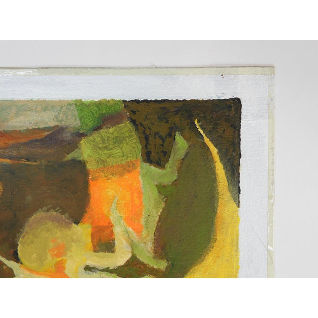 Contemporary Mid 20th Century Robert Sterling Abstract Painting For Sale - Image 3 of 7
