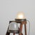 White Antique French Parisian Wall Lamp from Holophane For Sale - Image 8 of 10