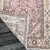 Vintage Runner Rug | Pink and Brown Tones | 3x10 For Sale - Image 4 of 7