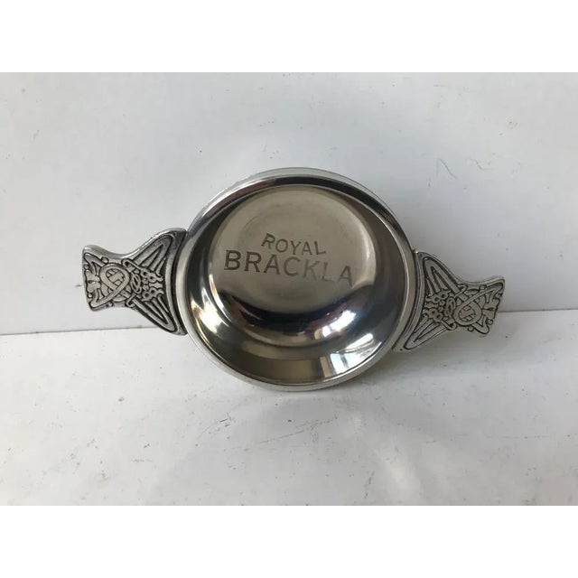 Metal Quaich for Whiskey Tasting from Royal Brackla, Scotland, 1990s For Sale - Image 7 of 10