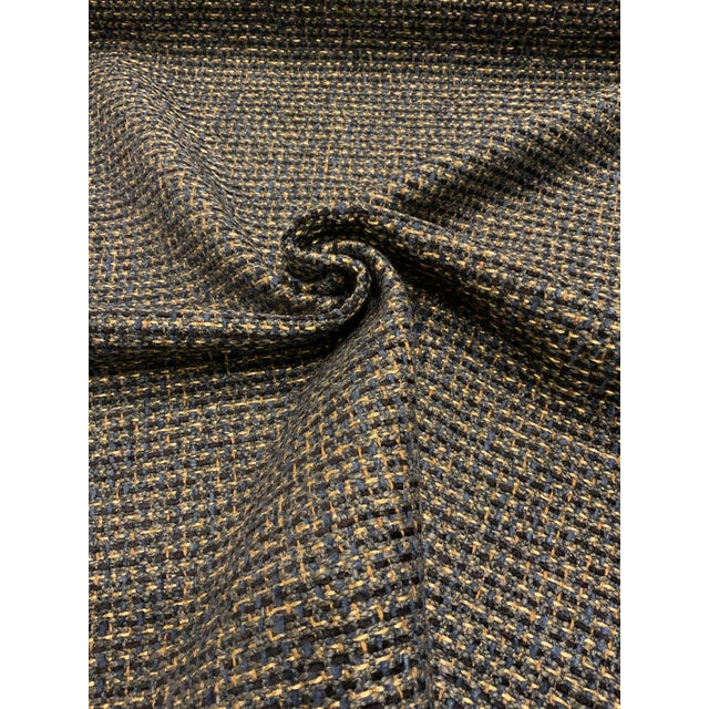 Modern Metaphores: Agora - Celeste 71384/003 Modern Blue and Gray Tweed Designer Fabric - 4 Yards For Sale - Image 3 of 3