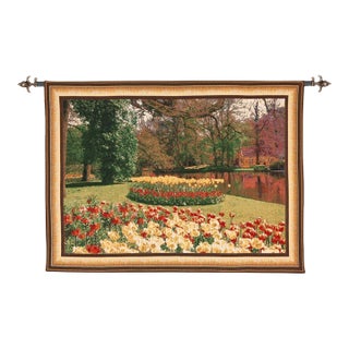 Keukenhof Park Tapestry - 86 X 115 Cm (2'10" X 3'9") - Requires Rod Size 3 For Sale