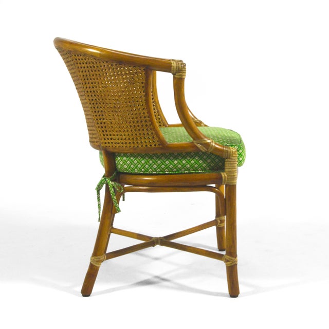 1970s Elinor McGuire M-86 Rattan & Cane Chair For Sale - Image 5 of 12