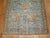 Rustic Antique Zabihi Collection Light Blue Persian Afshar Rug For Sale - Image 3 of 7