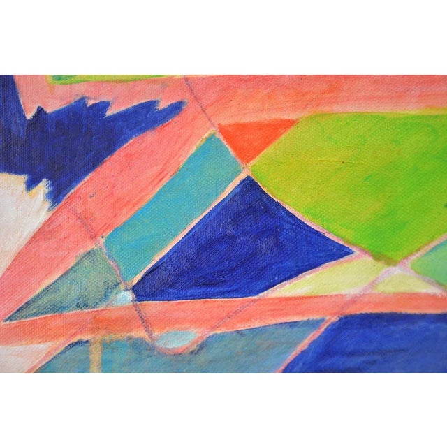 Contemporary Geometric Shapes - Oil Painting 2020 by Giorgio Lo Fermo 2020 For Sale - Image 3 of 8