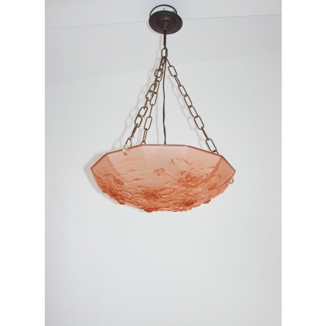 Art Deco Pendant Lamp from Ampla, France, 1930s For Sale - Image 11 of 13
