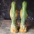 Pair of Vintage Sancai Glazed Parrot Figures – 11.8" Ceramic Bird Sculptures For Sale In Los Angeles - Image 6 of 10