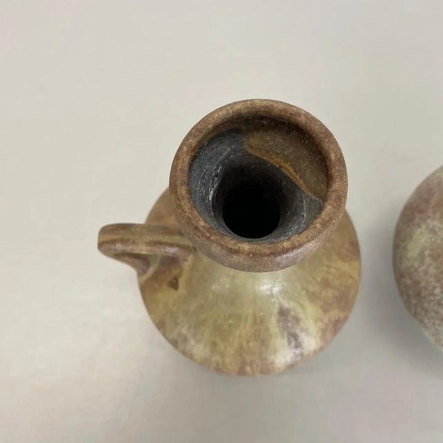 Ceramic Ceramic Studio Pottery Vase from Hartwig Heyne Ceramics, Germany, 1970s, Set of 2 For Sale - Image 7 of 18