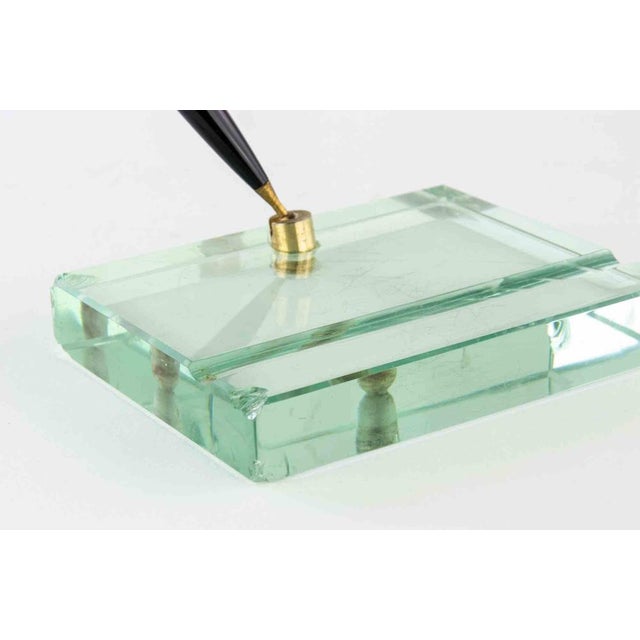 Vintage Glass Pen Holder, Europe, 1960s For Sale - Image 3 of 5
