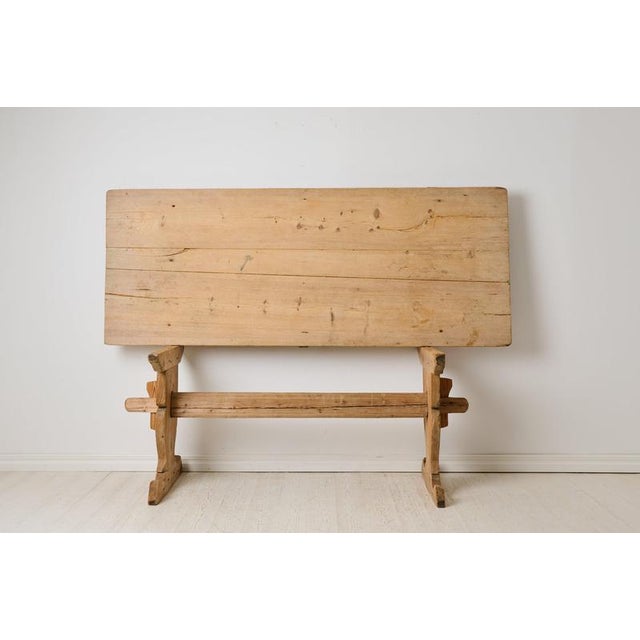 Early 19th Century Country House Dining Table, Northern Sweden For Sale - Image 9 of 13