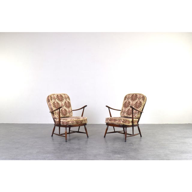 Vintage Armchairs by Lucian Ercolani for Ercol, 1960s, Set of 2 For Sale - Image 16 of 16